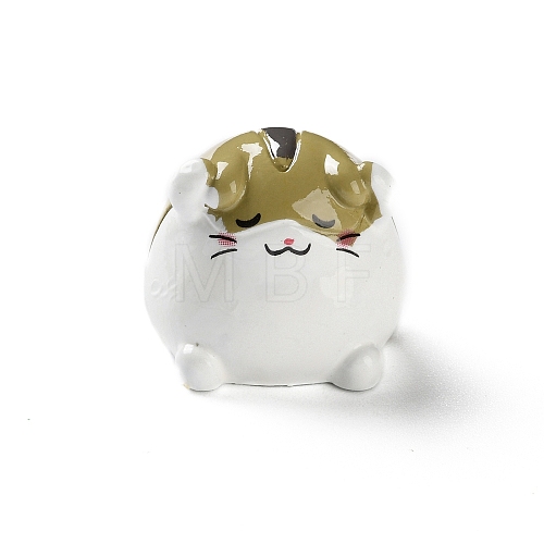 Resin Hamster Display Decoration AJEW-S037-06-04-1