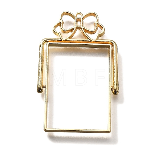 Alloy Open Back Bezel Pendants PALLOY-I223-10LG-1