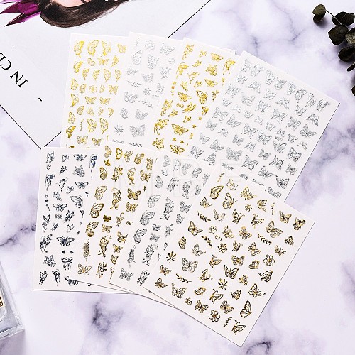 Laser Hot Stamping Nail Stickers MRMJ-R088-38-M-1