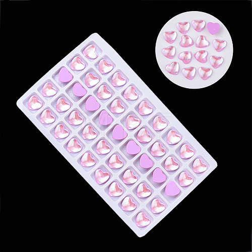 Transparent K9 Glass Cabochons GGLA-S050-10x10-223MI-1