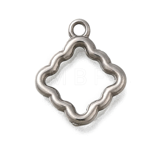 304 Stainless Steel Pendants STAS-C119-19P-1