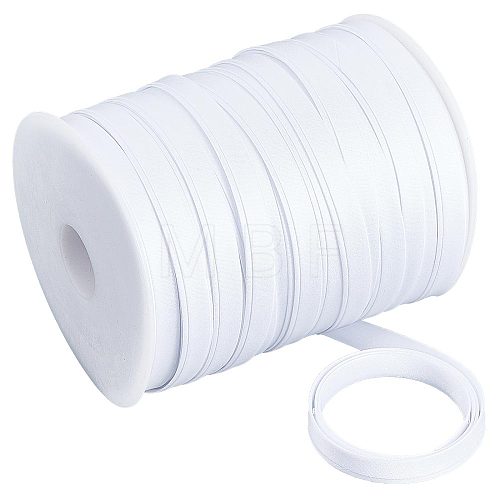 Polyester Satin Ribbon SRIB-WH0007-09A-1