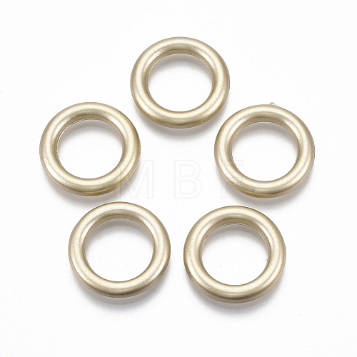 Spray Painted CCB Plastic Linking Rings CCB-R104-16A-02-1