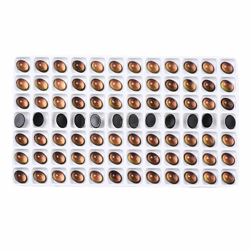 Translucent K9 Glass Cabochons GGLA-Q084-001B-1