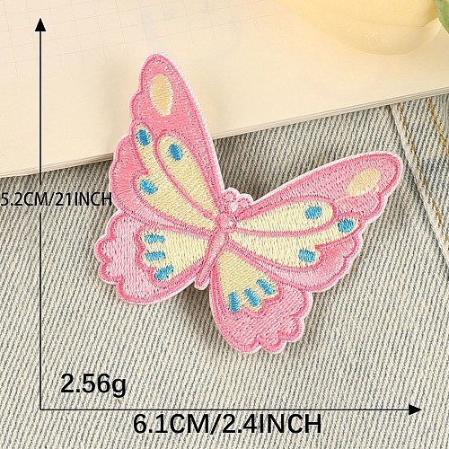 Butterfly Polyester Embroidery Cloth Iron on/Sew on Patches PW-WG72060-07-1