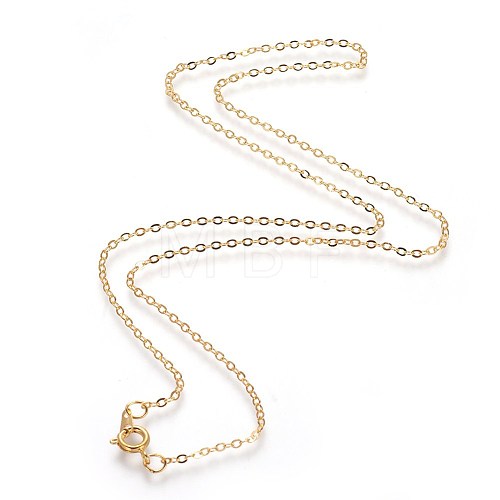 Brass Cable Chain Necklaces SW028-G-NF-1