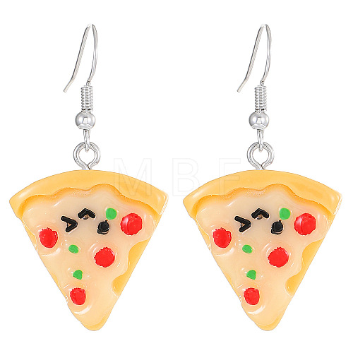 Resin Food Model Dangle Earrings PW-WG47C1D-02-1