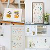 8 Sheets 8 Styles PVC Waterproof Wall Stickers DIY-WH0345-175-6