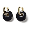 Rack Plating Brass Hoop Earrings EJEW-M248-01G-04-2