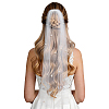 1Pc Polyester Mesh Bridal Veils AJEW-CP0011-53-7