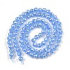 Electroplate Glass Beads Strands EGLA-B013-01A-AB05-2