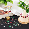 ® DIY Glass Cherry Earring Making Kits DIY-AR0003-02-5