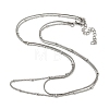Non-Tarnish 304 Stainless Steel Double-Layer Necklace LS-NJEW-Q321-01P-2