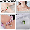 Handmade Polymer Clay Rhinestone European Large Hole Beads with Silver Color Plated Brass Cores FPDL-PA0001-02A-7