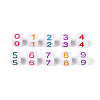 Opaque Acrylic European Large Hole Beads SACR-N020-01M-01-2