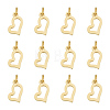 Unicraftale 12Pcs Ion Plating(IP) 304 Stainless Steel Charms STAS-UN0055-62-1