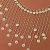 Iron Coin Tassel Skirt Body Chains for Sexy Bikini WG065A6-02-3