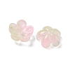 Dyed & Heated Glass Bead Caps GLAA-C042-01H-2