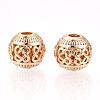 Rack Plating Alloy Beads FIND-C055-07G-2