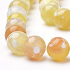 Dyed Natural Fire Crackle Agate Beads Strands X-G-Q462-127D-8mm-3