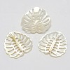 Natural Mother of Pearl Shell Pendants SSHEL-L002-09-2