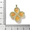 Natural Yellow Quartz Faceted Pendants G-A308-01G-11-3