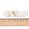 Natural Shell & Shell Pearl Hair Barrettes PHAR-TA000011-4