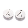 201 Stainless Steel Charms STAS-Q201-T051-A-1