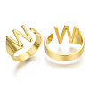 Alloy Cuff Finger Rings X-RJEW-S038-195W-G-NR-1