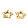 Eco-Friendly Rack Plating Brass Spring Gate Rings LS-KK-F851-02G-2