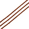 Eco-Friendly Dyed Round Nylon Cotton Braided Cords Threads OCOR-L001-821-207-1