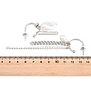 304 Stainless Steel Dangle Stud Earrings EJEW-A161-02P-5