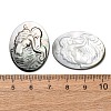 Natural Black Lip Shell Carved Cabochons SHEL-G024-02A-3