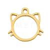 Ion Plating(IP) 201 Stainless Steel Charms STAS-M015-05G-1