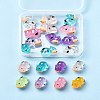 20Pcs Translucent Resin Cute Cow Ornament RESI-FS0002-11-8