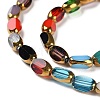 Electroplate Glass Beads Strands X-GLAA-K061-02-3