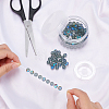 DIY Synthetic Moonstone Beads Stretch Bracelet Making Kits DIY-SC0012-84F-5