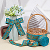 Flat Ethnic Style Embroidery Polyester Ribbons OCOR-WH0067-86B-4