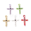 Glass Seed Beaded Pendants PALLOY-MZ01279-1