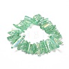 Natural Quartz Crystal Points Beads Strands G-K181-B32-2