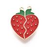 Alloy with Enamel Split Pendants PALLOY-Q466-05G-02-1