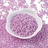 DIY Craft Beads 6/0 Ceylon Round Glass Seed Beads X-SEED-A011-4mm-155-1