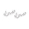 Non-Tarnish 201 Stainless Steel Links X-STAS-F231-096P-1