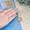   180Pcs 12 Styles Brass Split Rings FIND-PH0020-26-3