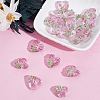 20Pcs Handmade Transparent Lampwork Beads BLOW-PA0001-02-4