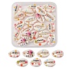 20Pcs Printed Natural Cowrie Shell Beads SHEL-YW0001-03A-1