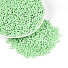 8/0 Baking Paint Glass Round Seed Beads SEED-S036-01B-02-1