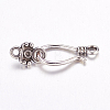 Tibetan Style Hook and Eye Clasps LS-LF1278Y-NF-2