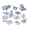 12Pcs 6 Styles Handmade Porcelain Beads PORC-TA0001-68-3