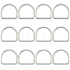 304 Stainless Steel D Rings STAS-CP0001-05D-1